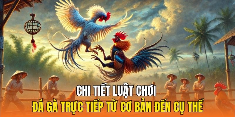 Chi tiết luật chơi đá gà trực tiếp từ cơ bản đến cụ thể